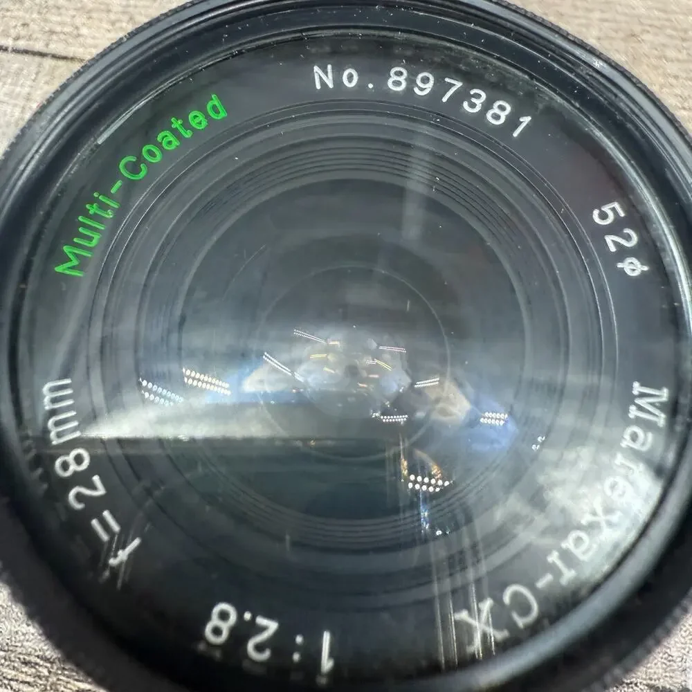 Marexar-CX Lens 28mm 1:2.8 Multicoated No 897381